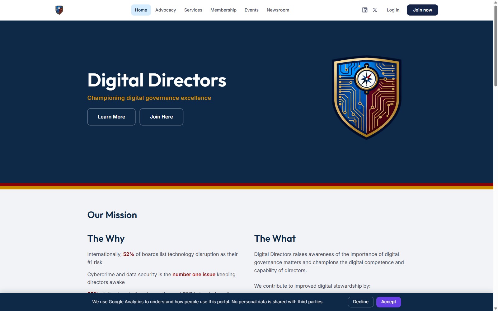 Digital Directors ANZ member portal screenshot